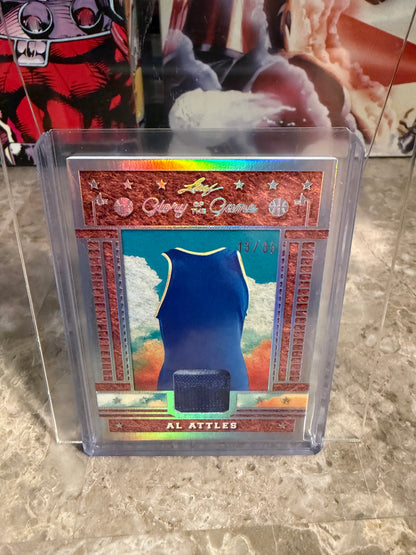 2026 Leaf Glory of the Game Basketball Silver Al Attles Game-Used Jersey 13/35