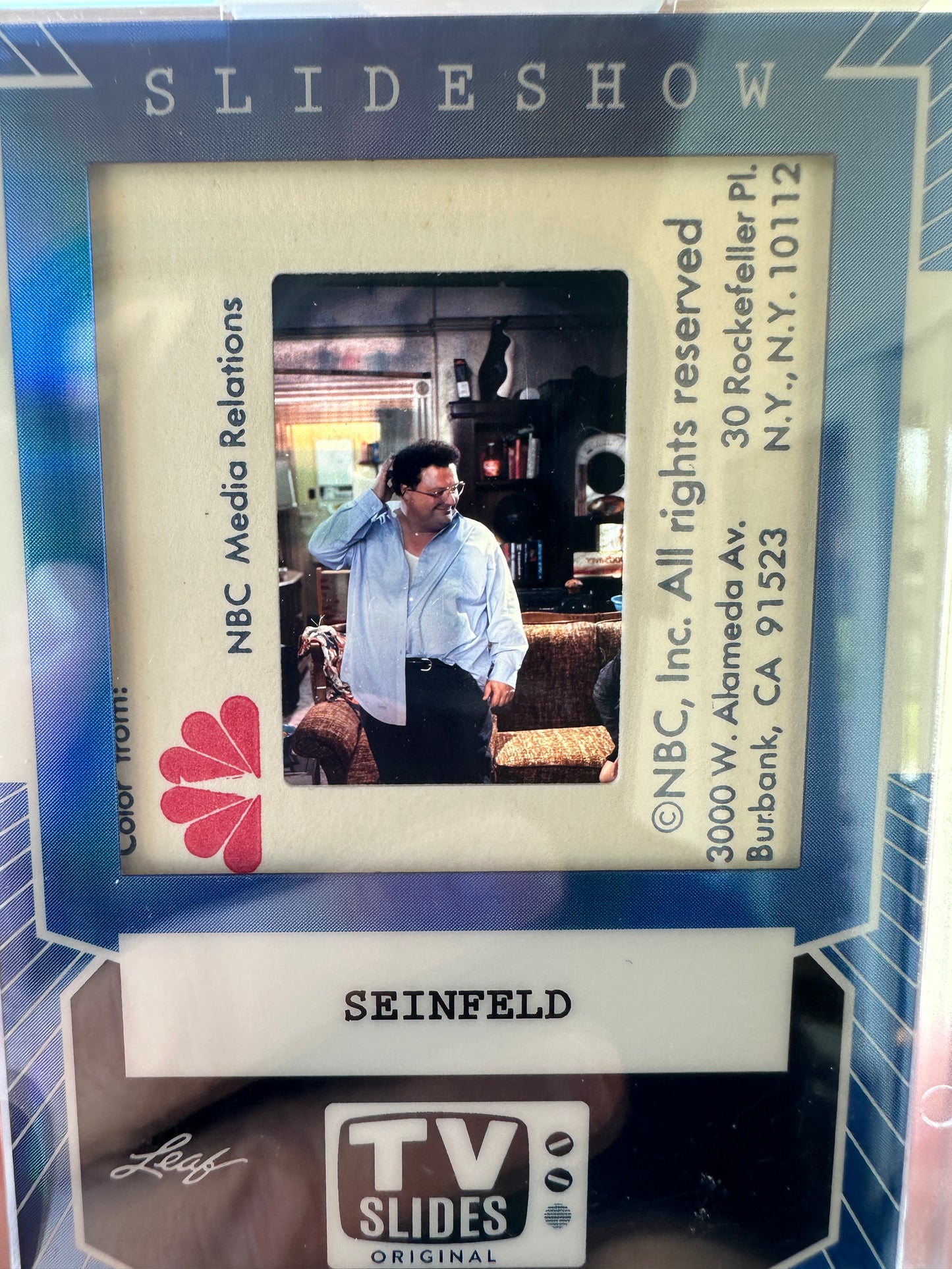 2026 Leaf Slideshow SEINFELD Newman TV Slide NBC PROMO Key Episode THE SWITCH