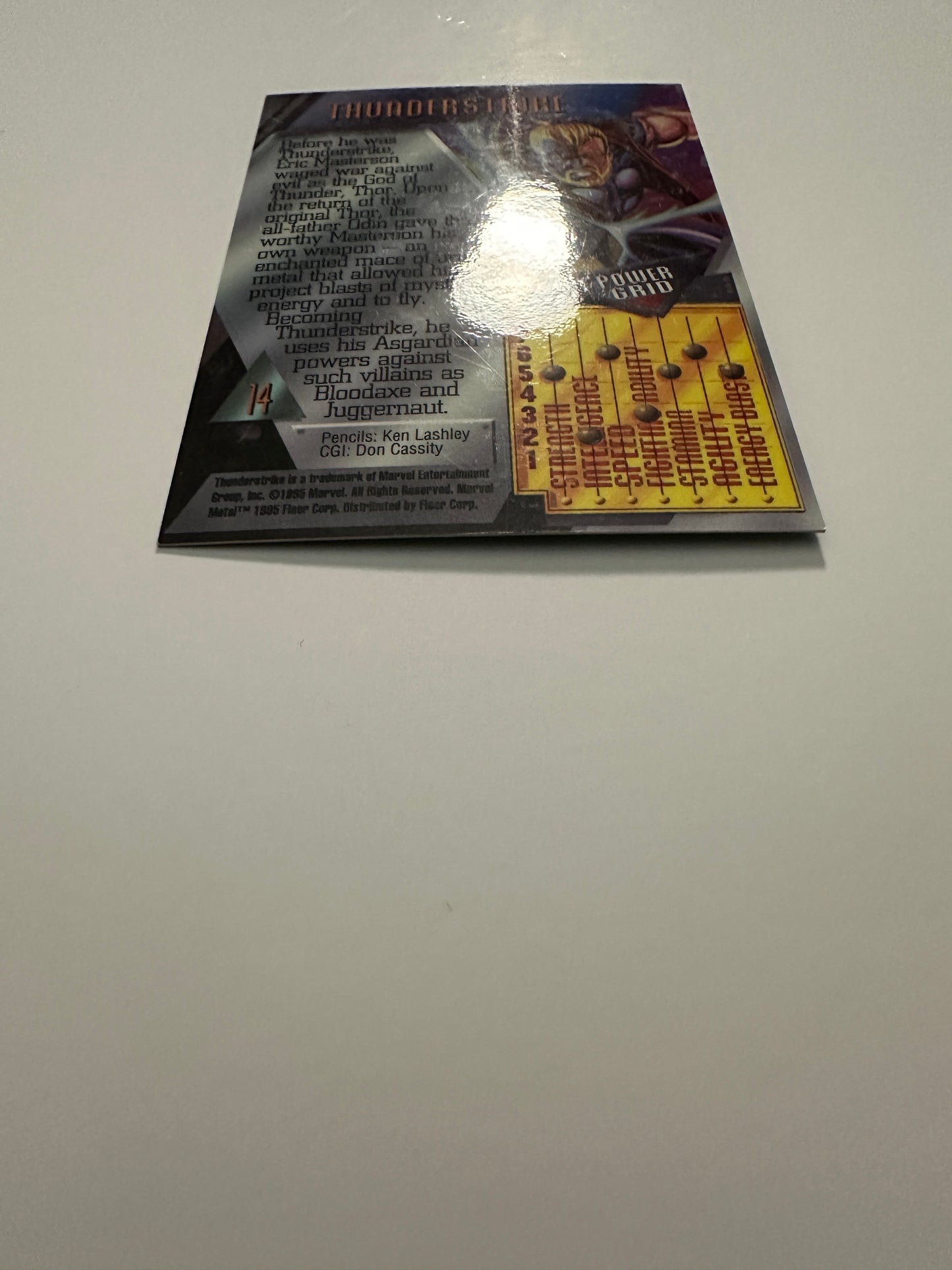 Thunderstrike #14 (1995 Marvel Metal) - High grade