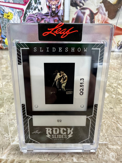 2026 Leaf Slideshow U2 Encased Original Rock Slides Insert