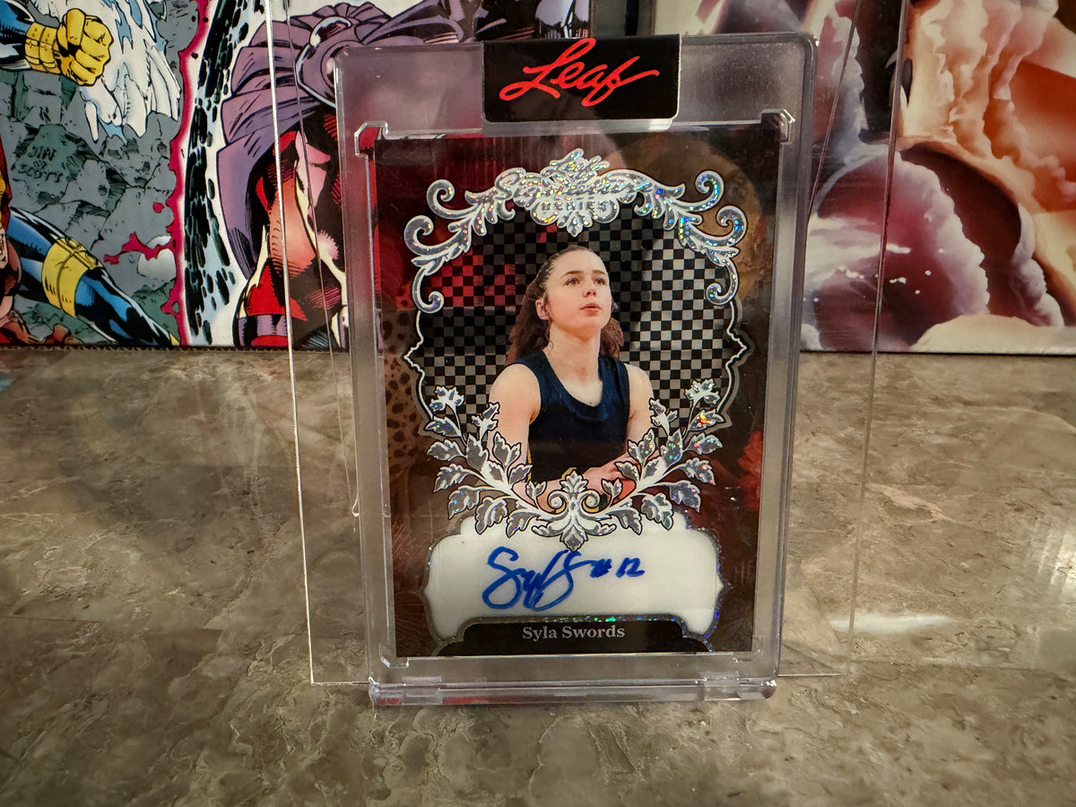 Syla Swords 2026 Leaf Signature Series Sports Base Clear Auto PETG Silver 1/1