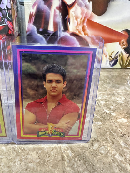 1994 Power Rangers Series 1 POWER FOIL 2-Card Lot - Jason #18 & Kimberly #31