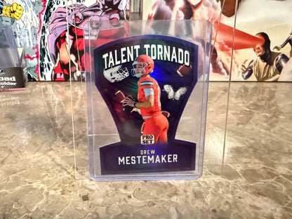 2026 Leaf Pro Set Drew Mestemaker Talent Tornado Purple 1/4 Bookend