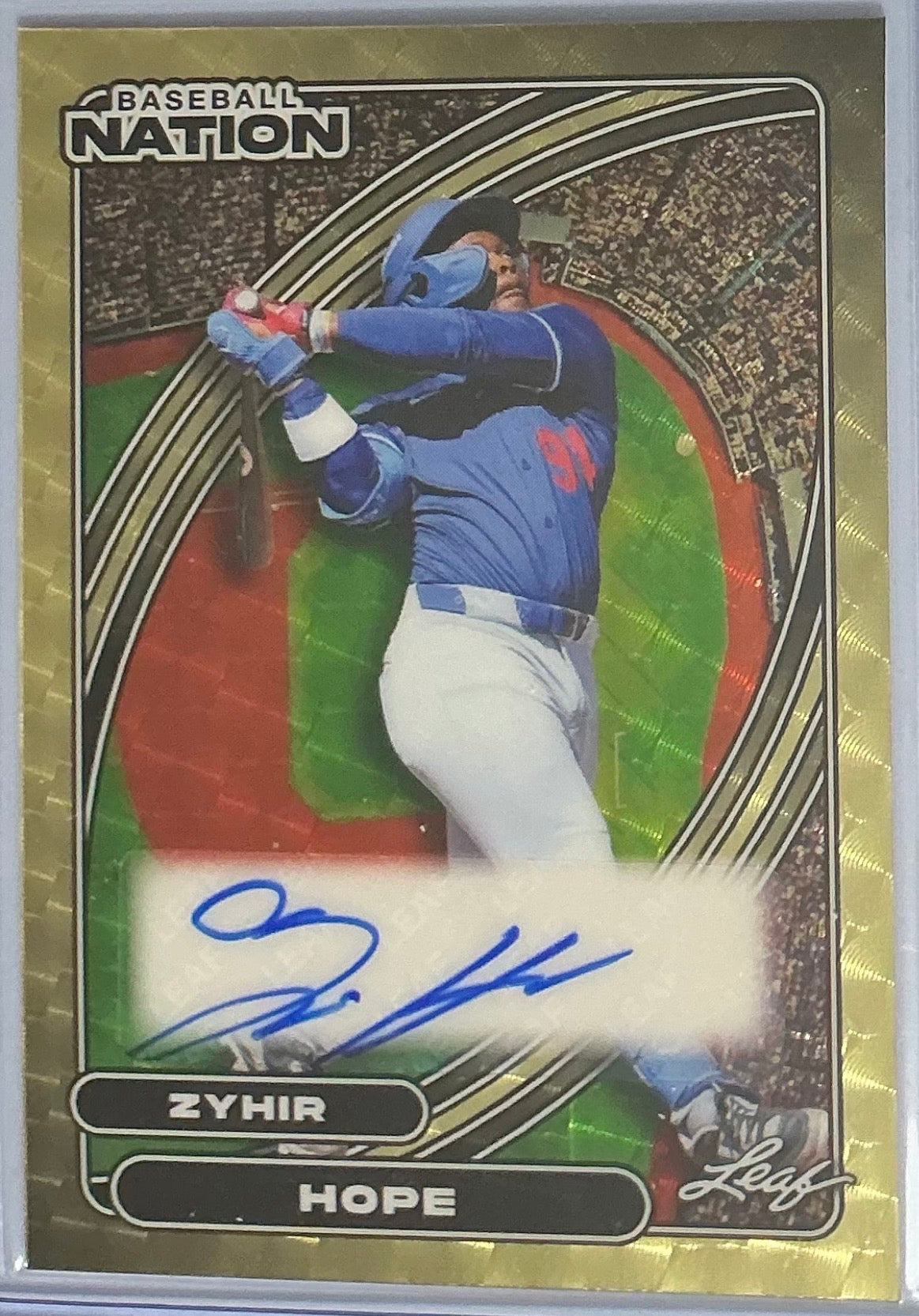 (2026/05/22) Zyhir Hope 1/1 Gold Super Prismatic 2026 Leaf Baseball Nation