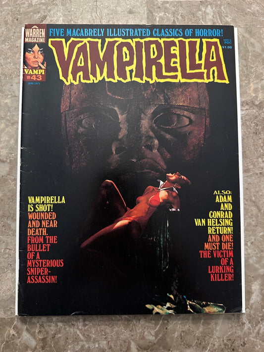 Vampirella #43 FN- 5.5 (1975 Warren Publishing)