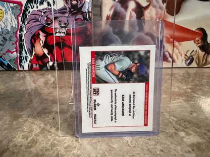 Kade Anderson 2026 Leaf Pro Set Metal Baseball 1989 Mini Auto Silver Prismatic 1/1