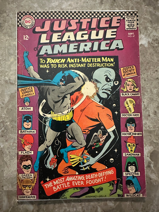 Justice League of America #47 VG 4.0 (1966 DC Comics)