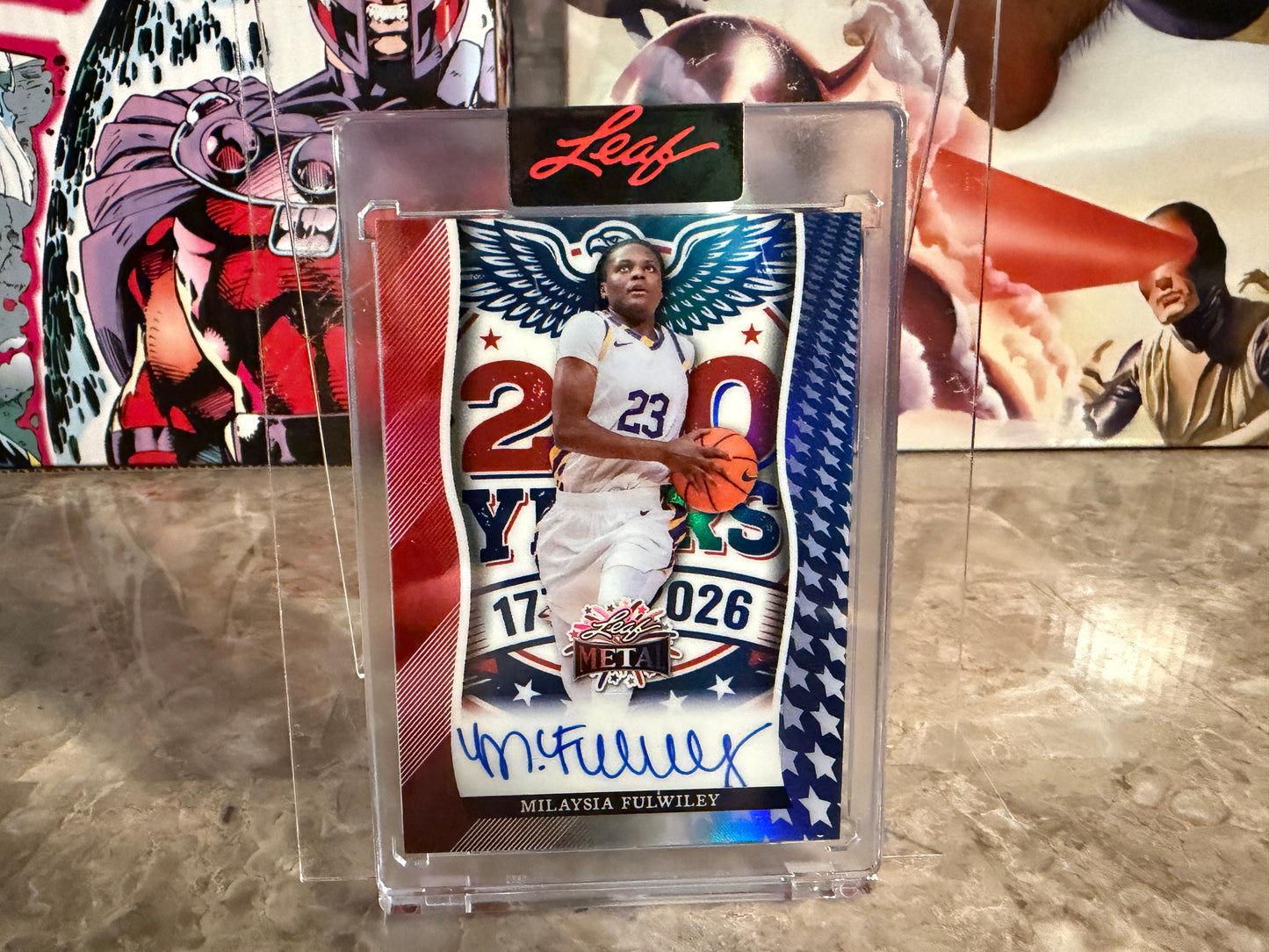 Milaysia Fulwiley 2026 Leaf Independence Day Base Auto 250th Anniversary /4