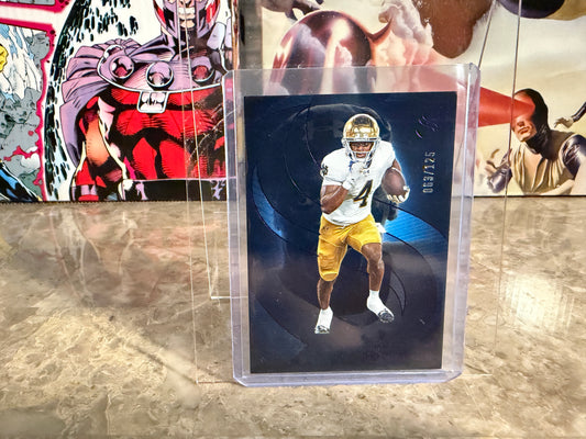 Jeremiyah Love 2025 Panini Silhouette Football Base Purple /125 #11