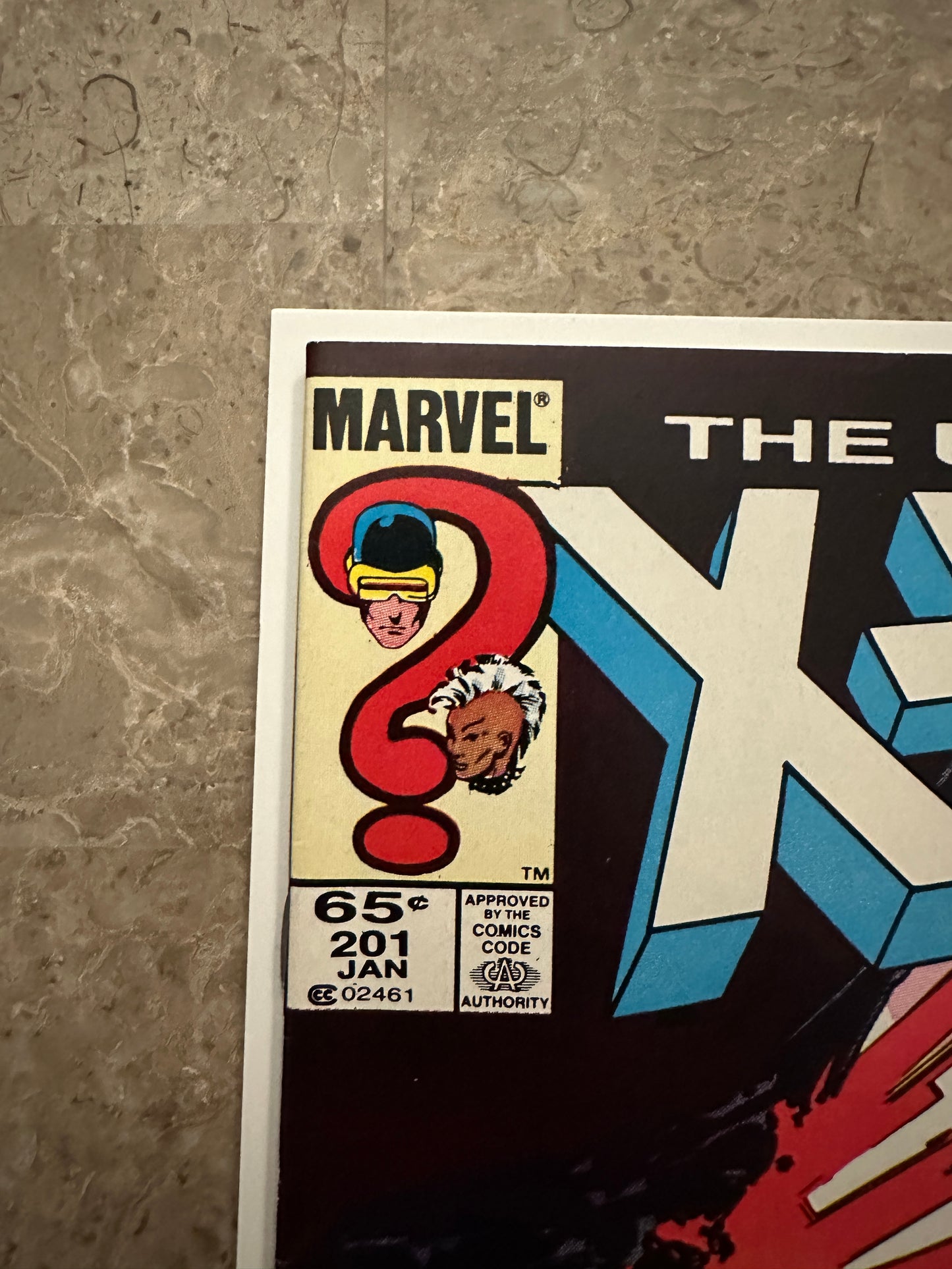 Uncanny X-Men #201 Newsstand VF+ 8.5 (1986 Marvel Comics)