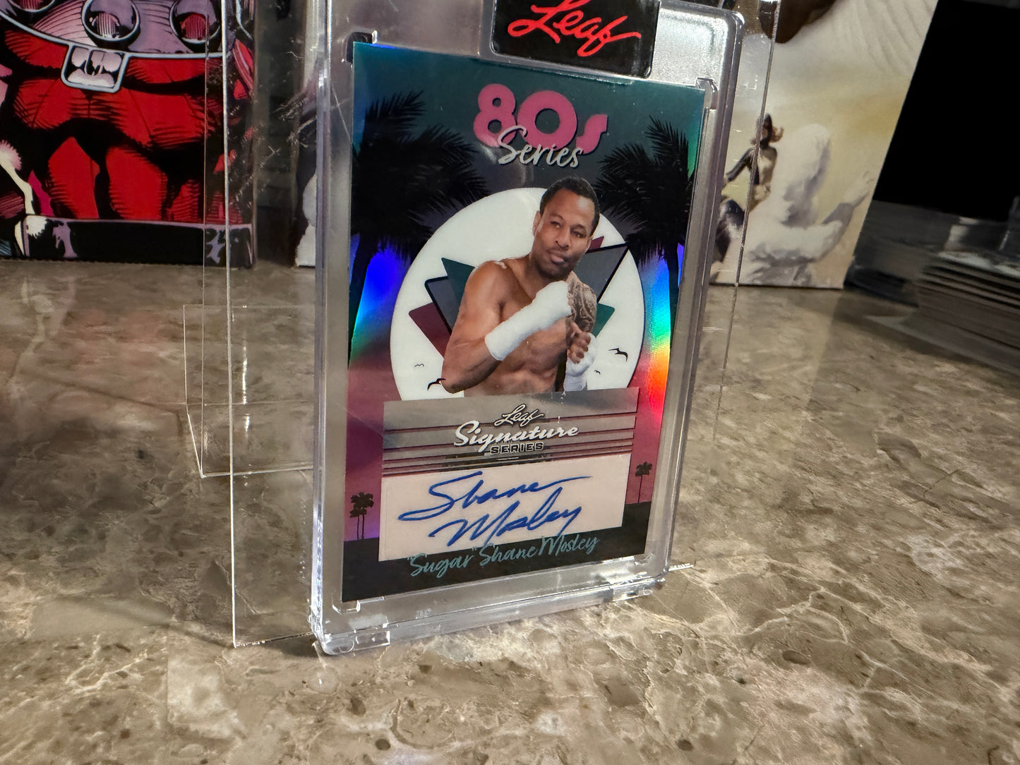 Sugar Shane Mosley 2026 Leaf Signature Series 80s Series Auto White 1/1