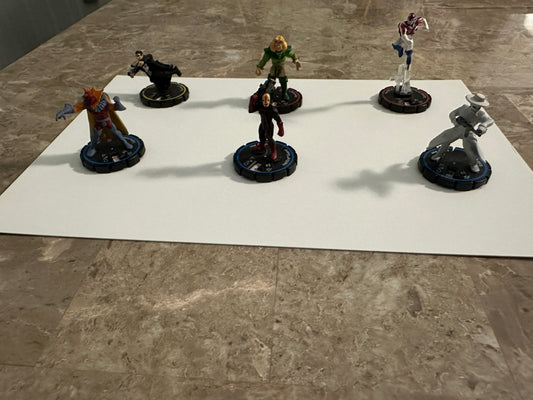 HeroClix Ultimates Lot Punisher, Captain Britain Experienced/Veterans (2005 WizKids)