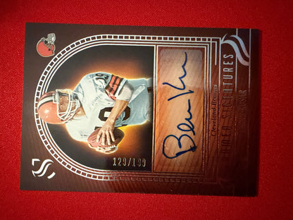 Bernie Kosar 2025 Panini Silhouette Football Framed Signatures /199