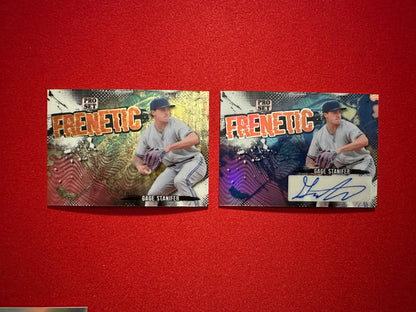 Gage Stanifer 2026 Leaf Pro Set Frenetic 1/1 Super Gold & Blue AUTO /10 LOT