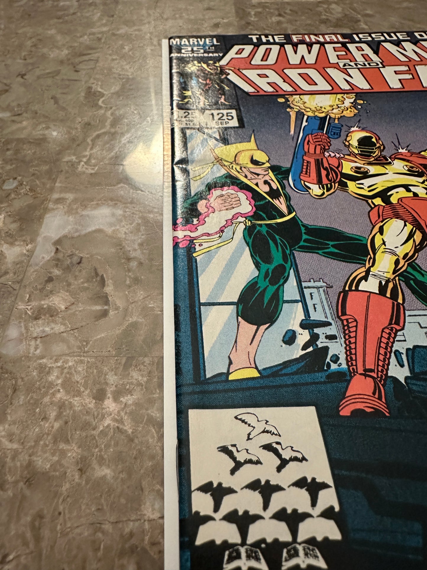 Power Man and Iron Fist #125 VF/NM 9.0 (1986 Marvel) - High Grade, Last Issue