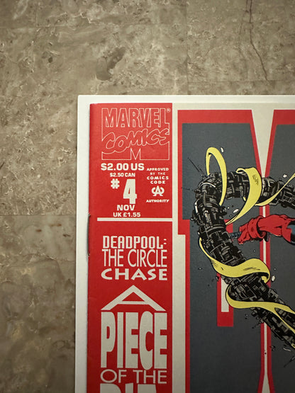 Deadpool #4 VF/NM 9.0-9.2 (1993 Marvel)