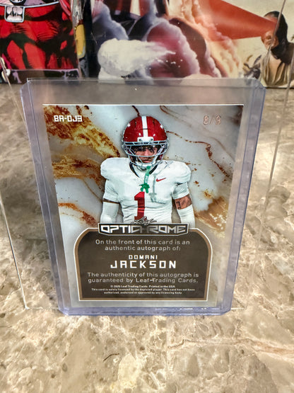 2026 Leaf Optichrome Domani Jackson Silver Shimmer AUTO /9 Packers RC