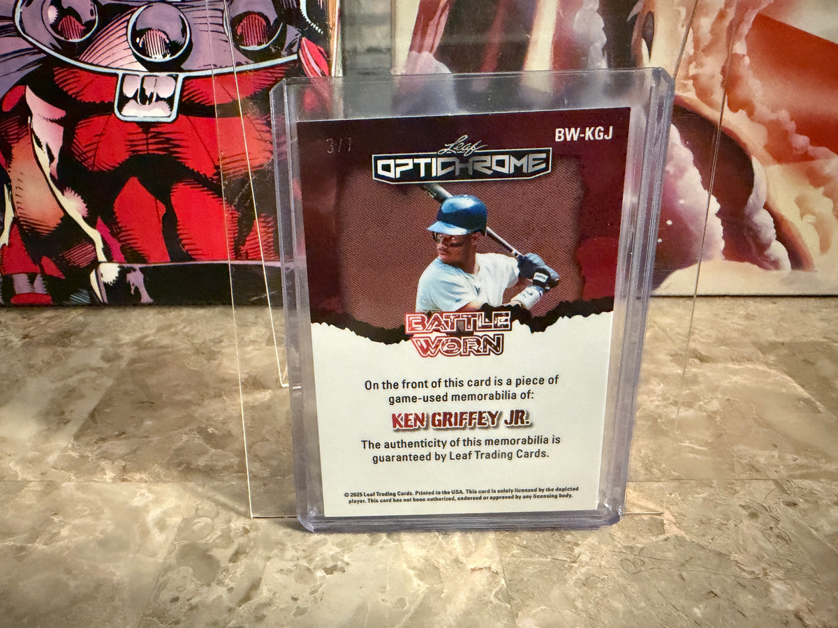 Ken Griffey Jr. 2025 Leaf Optichrome Baseball Battle Worn Game-Used Patch /7