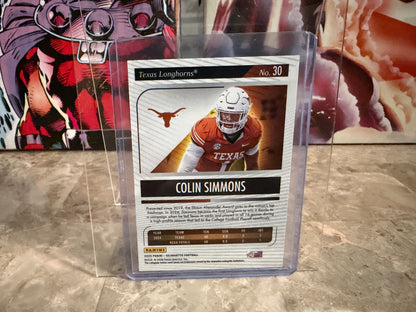 Colin Simmons 2025 Panini Silhouette Football Base Bronze /49 #30