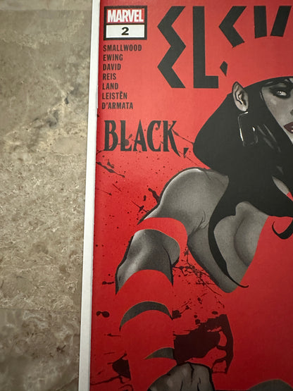 Elektra Black White and Blood #2 NM+ 9.6-9.8 (2021 Marvel) - Adam Hughes Cover