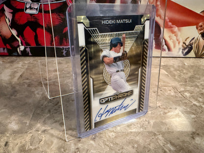 Hideki Matsui 2025 Leaf Optichrome Baseball Base Auto Gold Super Prismatic 1/1