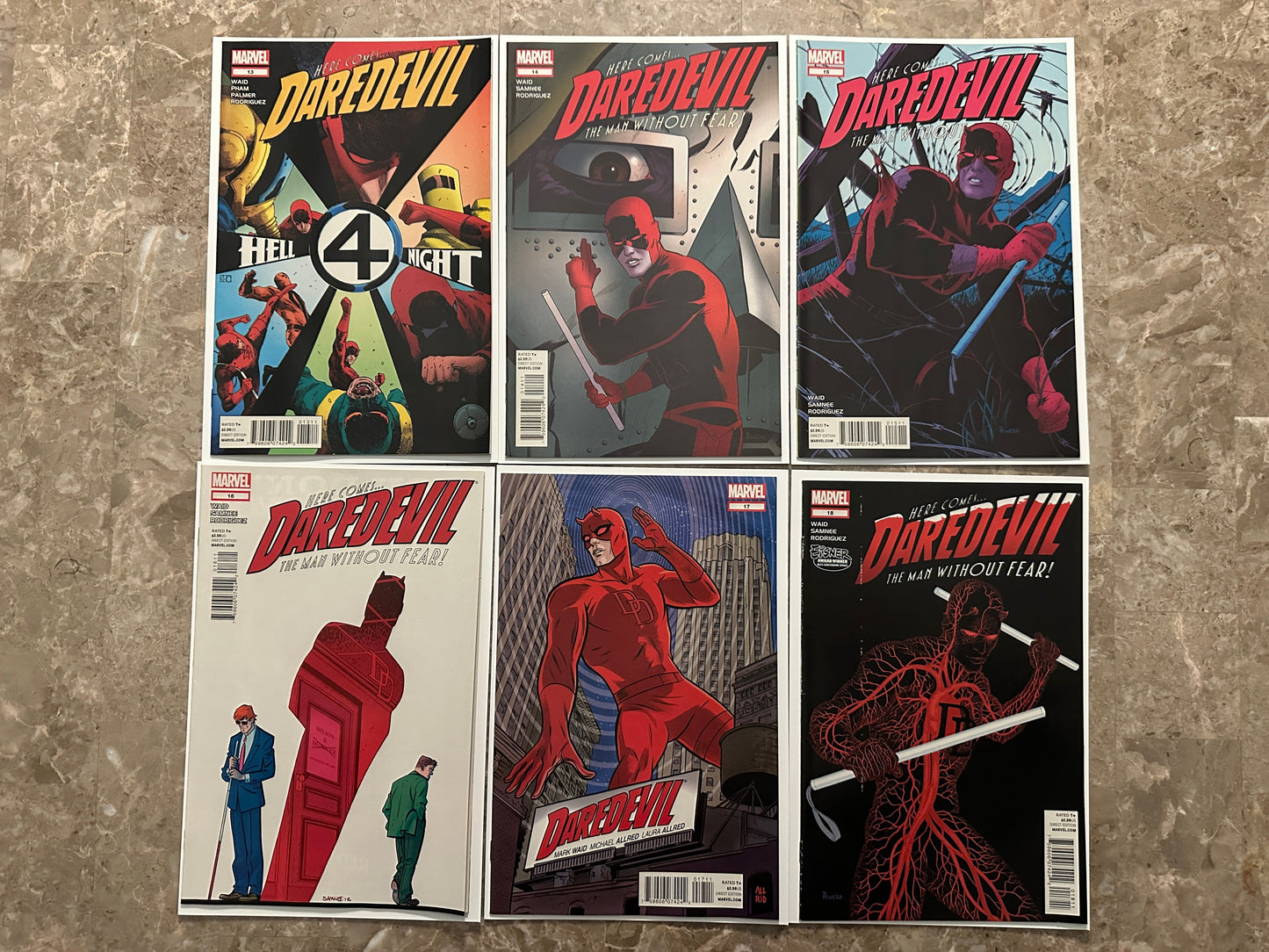 Daredevil #1-7,9-36 Near Full Run of 36 High Grade (2011 Marvel Comics)