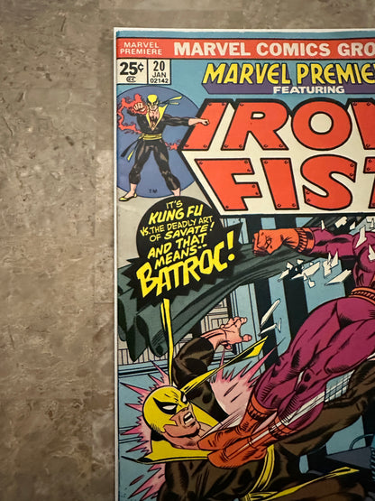 Marvel Premiere #20 FN/VF 7.0-7.5 (1975 Marvel)