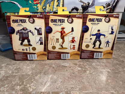 🏴‍☠️ One Piece (Netflix Live-Action) Adventure Series 01 – 3-Figure Full Set