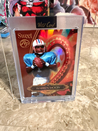 Warren Moon 2026 Wild Card Wild Art 1/1