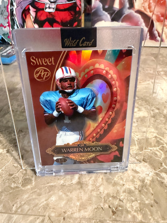 Warren Moon 2026 Wild Card Wild Art 1/1