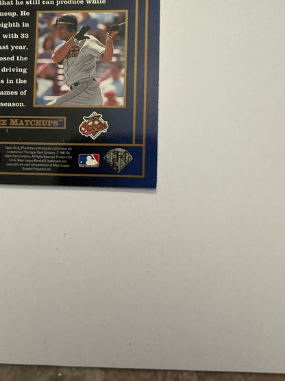 Cal Ripken Jr. #MM9/Greg Maddux #MM10 (1996 Upper Deck SP Marquee Matchups)