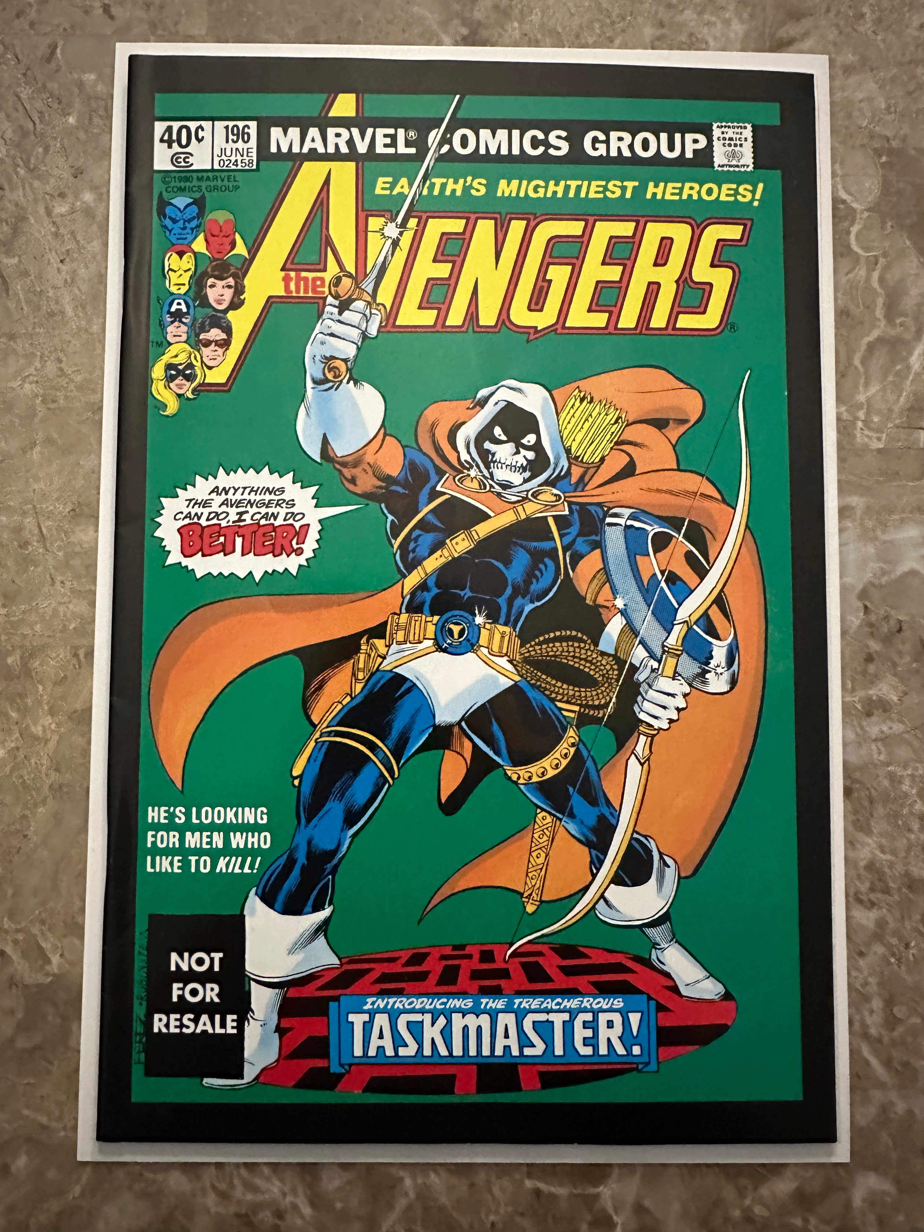 Avengers #196 FN+ 6.5 Marvel Legends Reprint (Marvel Comics 1980