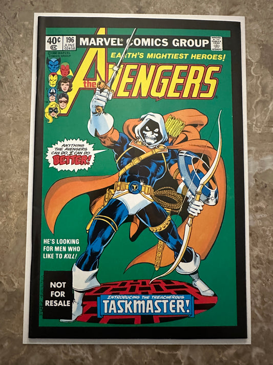 Avengers #196 FN+ 6.5 Marvel Legends Reprint (Marvel Comics 1980)