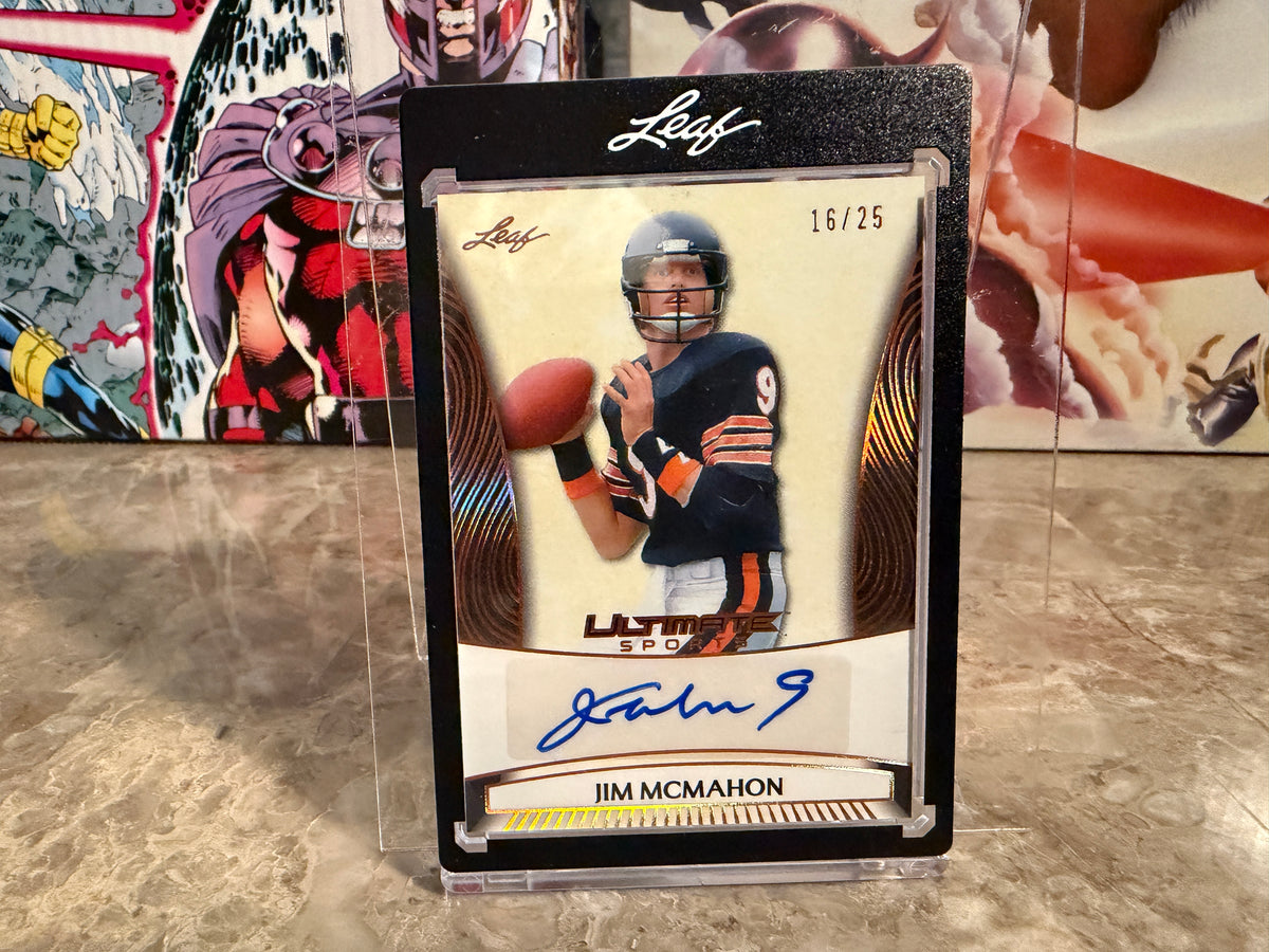 Jim McMahon 2026 Leaf Ultimate Sports Signatures Bronze /25