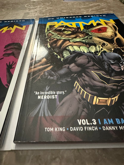 Batman Vol 1,2&3 TPB DC Universe Rebirth (2016 DC)