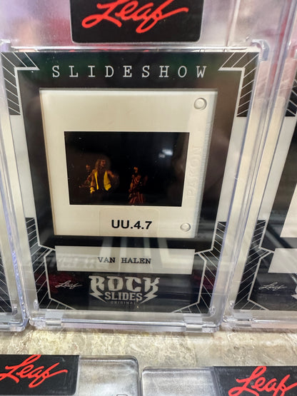 2026 Leaf Slideshow VAN HALEN 7-Slide LOT Classic David Lee Roth Era 1978-1984