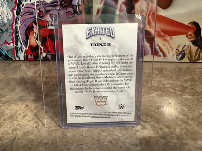 Triple H 2026 Topps Exalted WWE Exalted Base #3