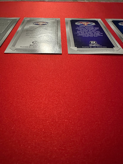 1994 Skybox DC Superman Platinum Series FG1/S4 Forged in Gold/Spectral-Etch