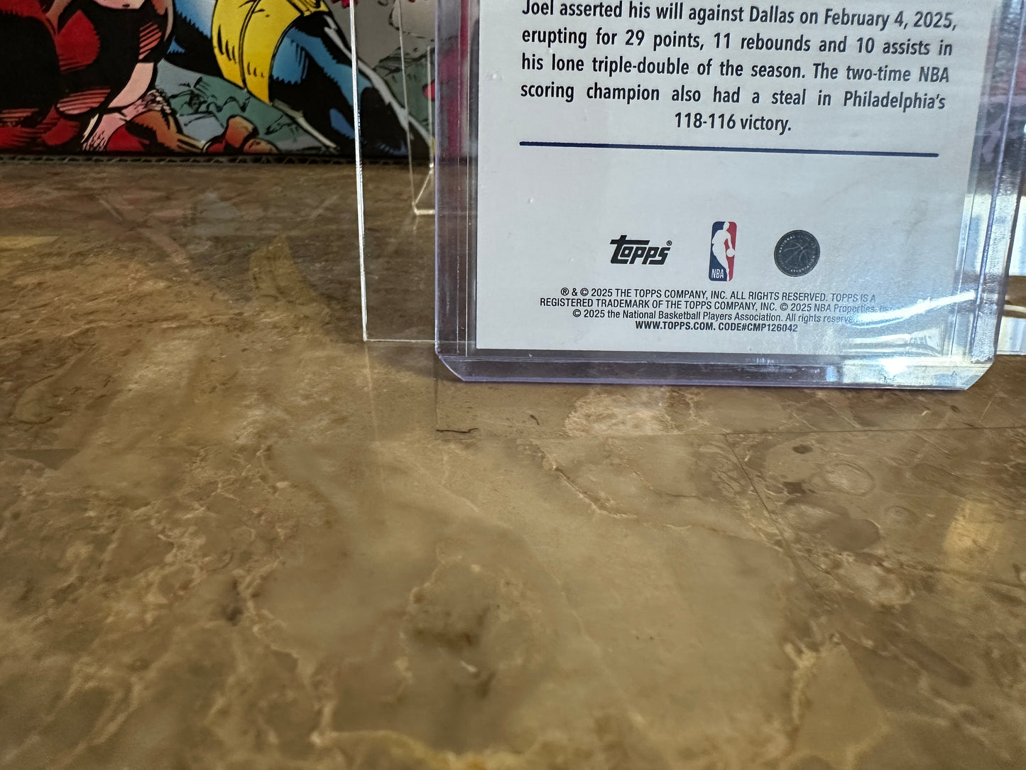 Joel Embid #HE-JE (2025 Topps Holiday Basketball) - Hidden Elf Variation