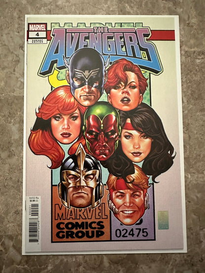 Avengers #1-4 Starter Set NM 9.4-9.8 (2023 Marvel Comics)