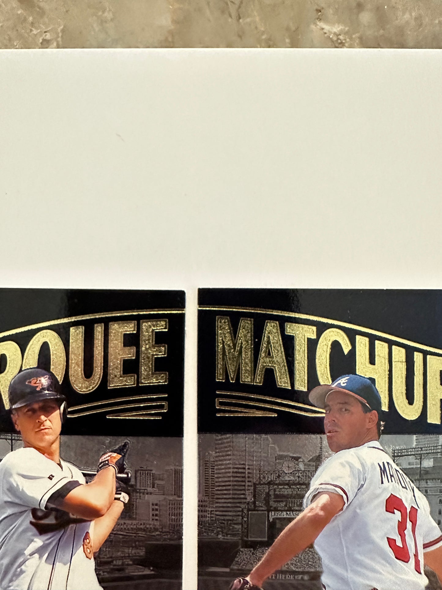 Cal Ripken Jr. #MM9/Greg Maddux #MM10 (1996 Upper Deck SP Marquee Matchups)
