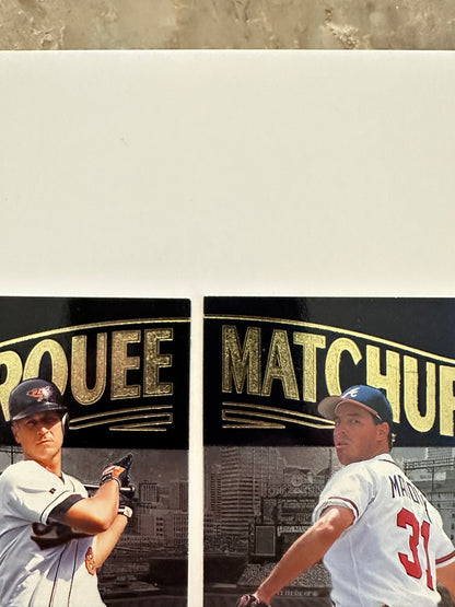 Cal Ripken Jr. #MM9/Greg Maddux #MM10 (1996 Upper Deck SP Marquee Matchups)