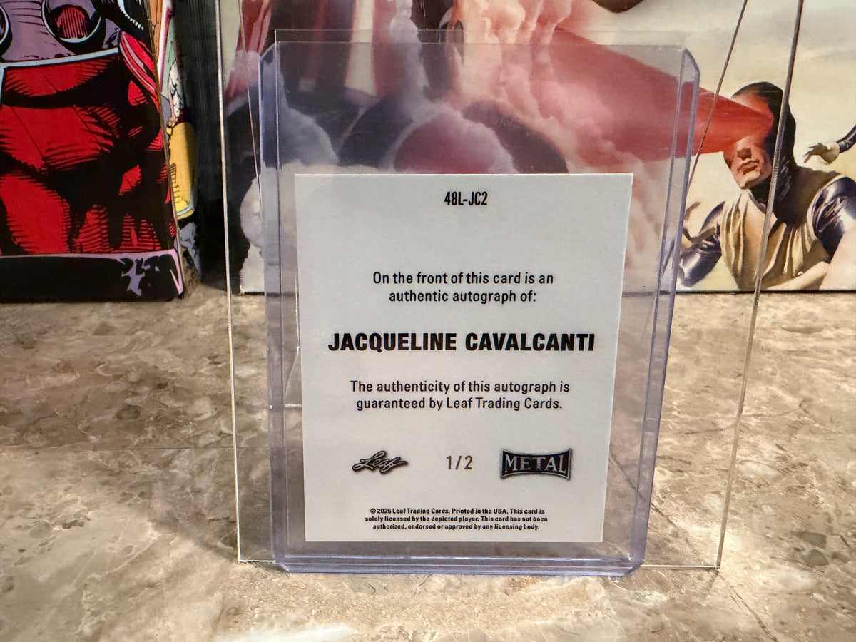Jacqueline Cavalcanti 2026 Leaf Metal Ring Kings 1948 Auto Black /2