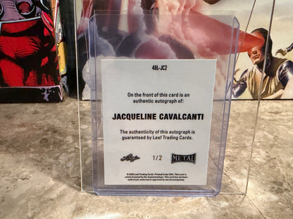 Jacqueline Cavalcanti 2026 Leaf Metal Ring Kings 1948 Auto Black /2