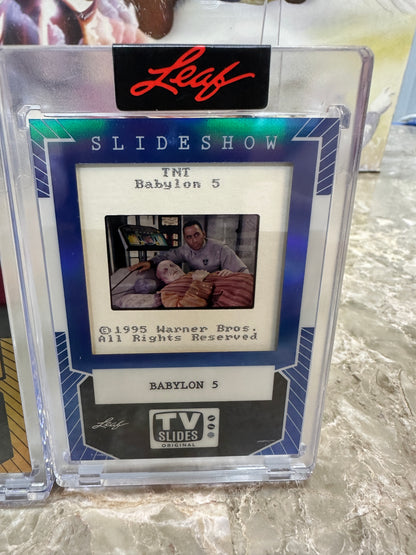 2026 Leaf Slideshow BABYLON 5 Metal /25 Drazi + Bill Mumy + Stephen Franklin LOT