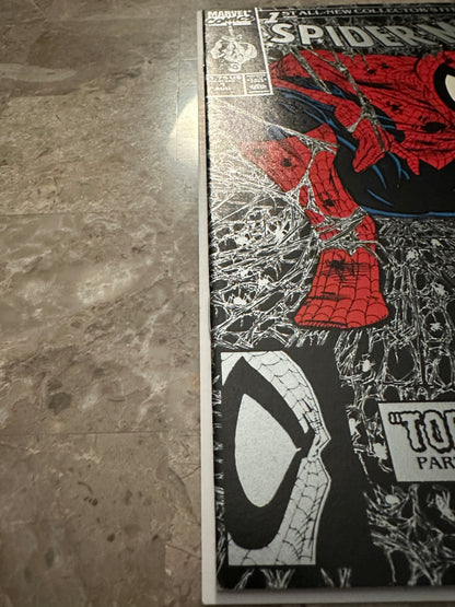 Spider-Man #1 Silver NM- 9.2-9.4 (1990 Marvel Comics)
