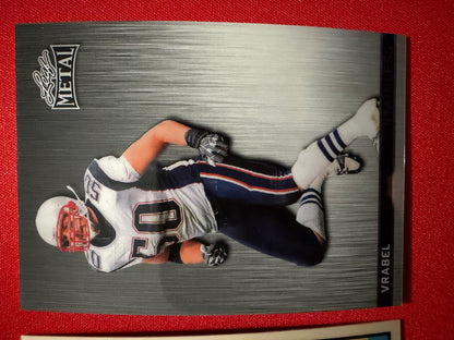 2026 Leaf Metal Mike Vrabel Gold Crystal 1/1 Auto 2-Card Lot