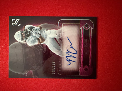 Mario Craver 2025 Panini Silhouette Football Profile Signatures Auto /149