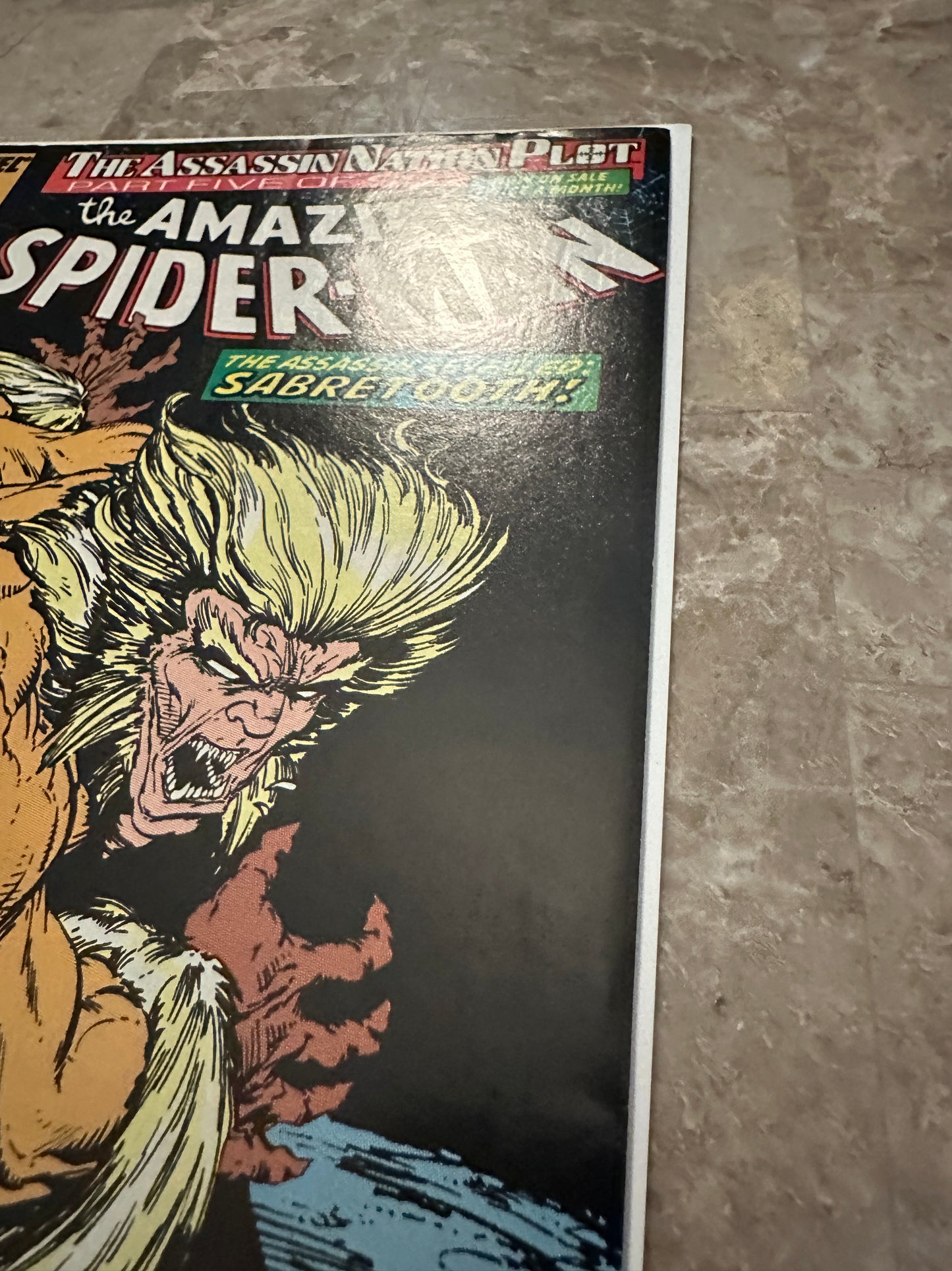Amazing Spider-Man #324 Newsstand VF- 7.5 (1989 Marvel)