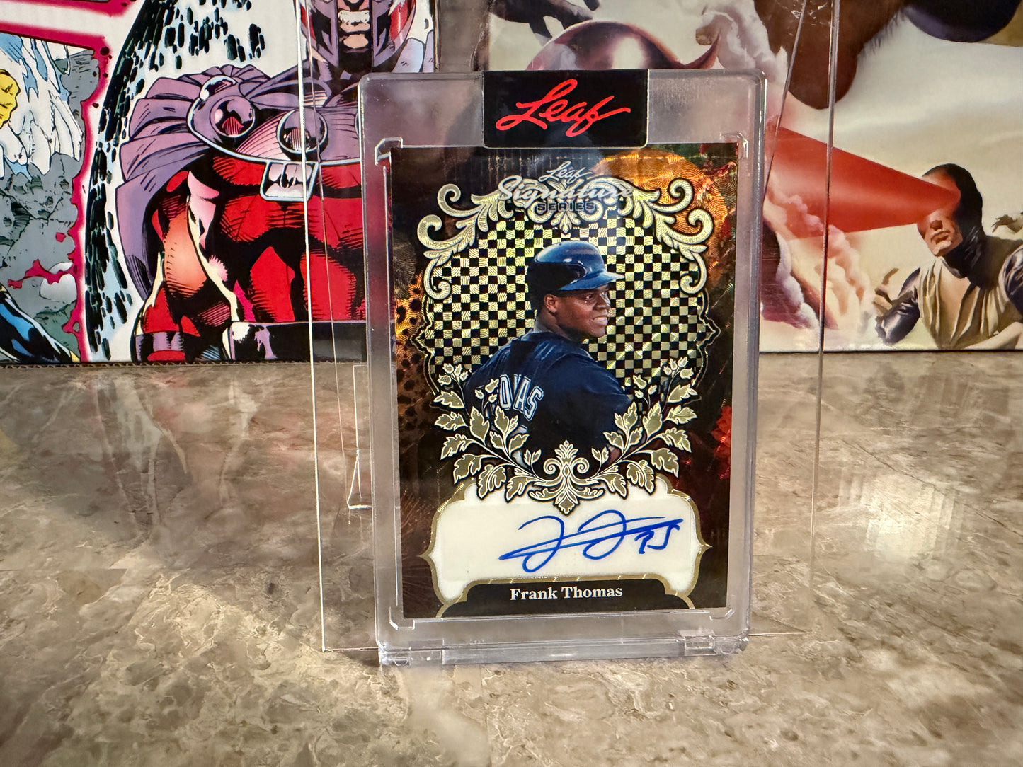 Frank Thomas 2026 Leaf Signature Series Sports Auto Super Gold Prismatic 1/1